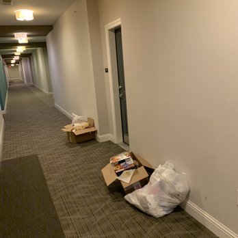 The Pavilion at North Grounds - Trash in hallway. - Apartments Near Me - Charlottesville, Virginia The Pavilion at North Grounds - Trash in hallway. - Apartments Near Me - Charlottesville, Virginia