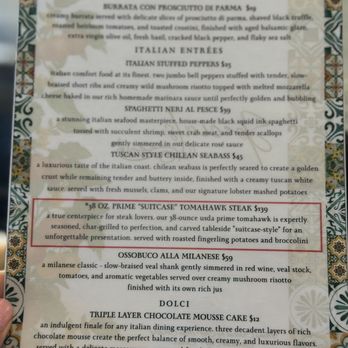 Carbonara - Menu - Italian Near Me - Arlington, Virginia
