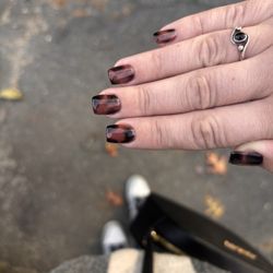 Kristy's Nails - "Tortoise design on gel nails"
