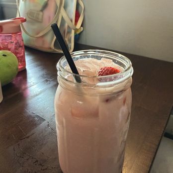 Clandestino Gastro-Bar - Strawberry horchata - Latin American Near Me - Azusa, California Clandestino Gastro-Bar - Strawberry horchata - Latin American Near Me - Azusa, California