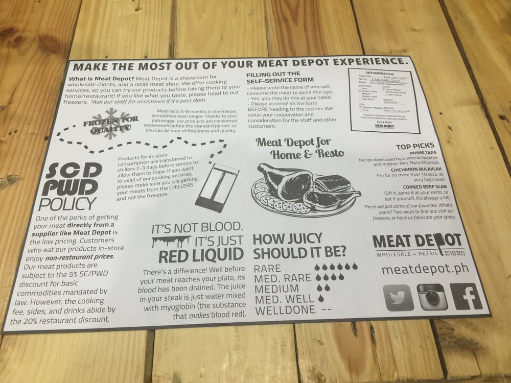 MEAT DEPOT Updated August 2024 283 Aguirre Ave., Parañaque, Metro Manila, Philippines