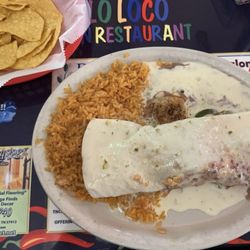 Gallo Loco - shrimp burrito