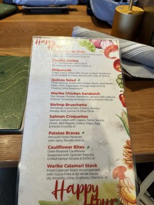Menu photo 2 Warike Restobar Santa Rosa, CA Menu photo 2 Warike Restobar Santa Rosa, CA