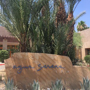Agua Serena Spa - Front entrance signage - Day Spas Near Me - Indian Wells, California