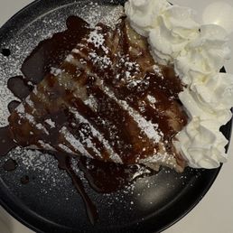Nutella crepe. Don't recommend. More of a chocolate soup.