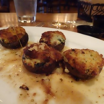 Saranello's - Parmesan-Crusted Mushrooms Caps - Italian Near Me - Wheeling, Illinois