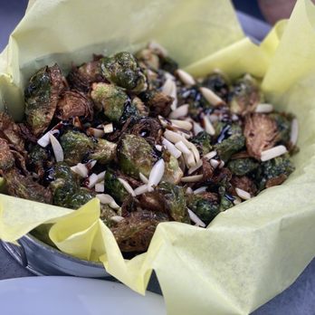 District 7 - OMG TO DIE FOR BRUSSEL SPROUTS - American Near Me - Houston, Texas