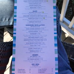 Tiki Bar at Hawks Cay - Tiki Grill Menu