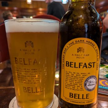 The Dark Horse - House beer at The Dark Horse, Belfast - Coffee & Tea Near Me - Belfast, BFS The Dark Horse - House beer at The Dark Horse, Belfast - Coffee & Tea Near Me - Belfast, BFS