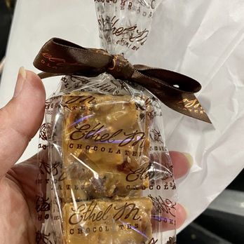 Ethel M Chocolates - 08.13.23 Pecan Brittle $15 - Chocolatiers & Shops Near Me - Las Vegas, Nevada