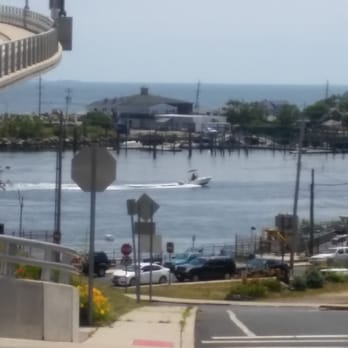 Off The Hook Restaurant and Bar - My view from outside eating my lunch on the balcony terrace. - Seafood Near Me - Highlands, New Jersey