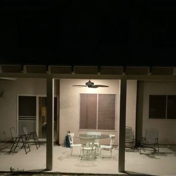 Petkus Brothers - Patio Cover at night with LED lights on. - General Contractors Near Me - Rocklin, California Petkus Brothers - Patio Cover at night with LED lights on. - General Contractors Near Me - Rocklin, California