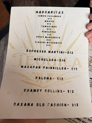 Menu photo 5 Tequila Modern Mexican Cincinnati, OH