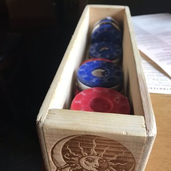 Doc's Bar - a wooden box with four red, white and blue balls in it - Bars Near Me - Tacoma, Washington Doc's Bar - a wooden box with four red, white and blue balls in it - Bars Near Me - Tacoma, Washington