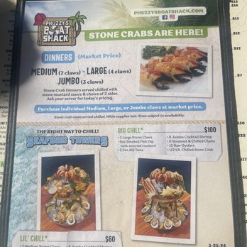 Phuzzy's Boat Shack - Menu - Seafood Near Me - Saint James City, Florida Phuzzy's Boat Shack - Menu - Seafood Near Me - Saint James City, Florida