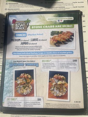 Menu photo 5 Phuzzy's Boat Shack Saint James City, FL Menu photo 5 Phuzzy's Boat Shack Saint James City, FL