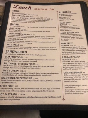 Menu photo 5 Jake's Restaurant Northampton, MA
