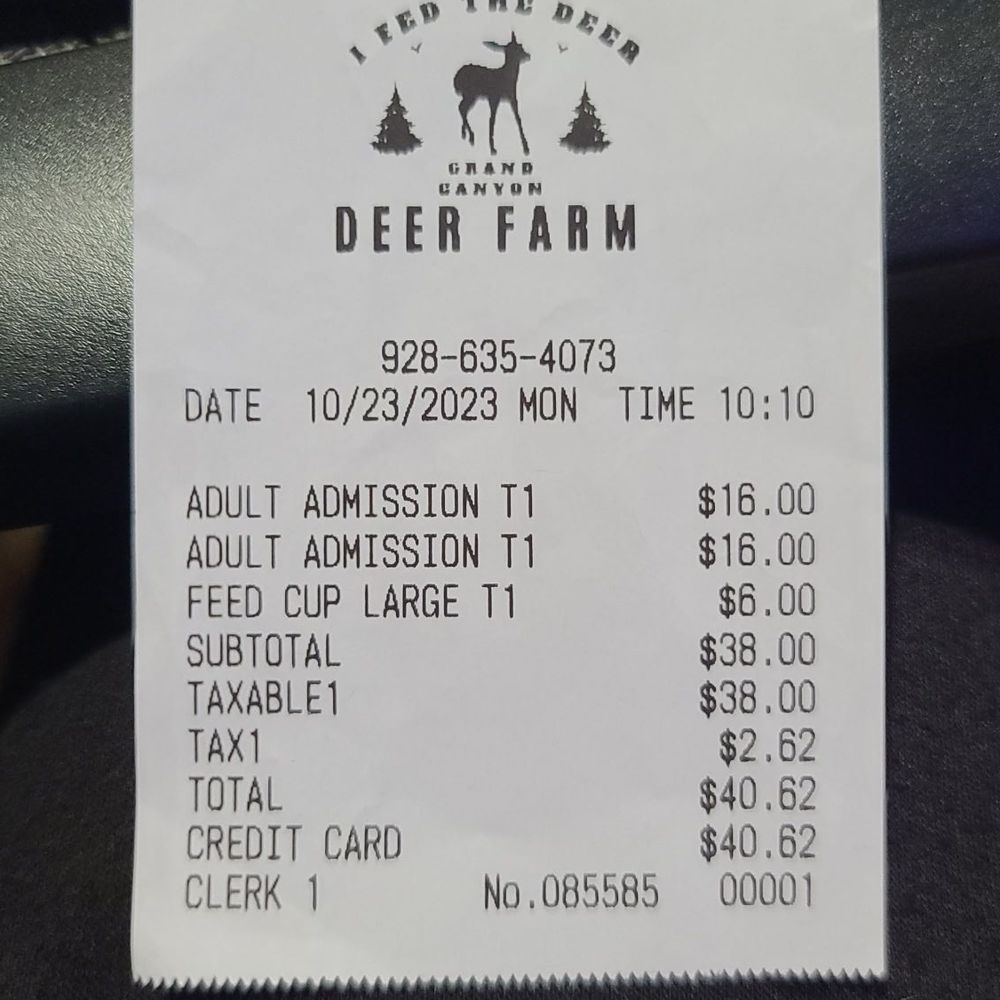 Grand Canyon Deer Farm - Costs $16 per Adult 10-23-2023 - Zoos Near Me - Williams, Arizona Grand Canyon Deer Farm - Costs $16 per Adult 10-23-2023 - Zoos Near Me - Williams, Arizona