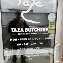 Taza butchery - Says open but it's closed...Saturday