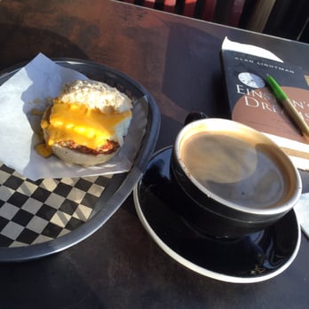 Corina Bakery - A scrumptious gluten free biscuit sandwich and Americano - Bakeries Near Me - Tacoma, Washington