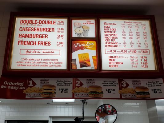 Menu photo 3 In-N-Out Burger Las Vegas, NV