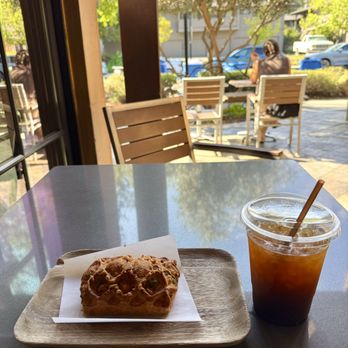 Sue's Gallery Cafe - Spinach Feta Bistro and an Iced Americano! - Desserts Near Me - Saratoga, California Sue's Gallery Cafe - Spinach Feta Bistro and an Iced Americano! - Desserts Near Me - Saratoga, California