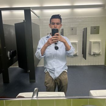 Boston Public Library - Men's Restroom in non historical part in a less crowded part - Libraries Near Me - Boston, Massachusetts
