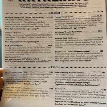 Katalina's - Menu - Breakfast & Brunch Near Me - Columbus, Ohio Katalina's - Menu - Breakfast & Brunch Near Me - Columbus, Ohio