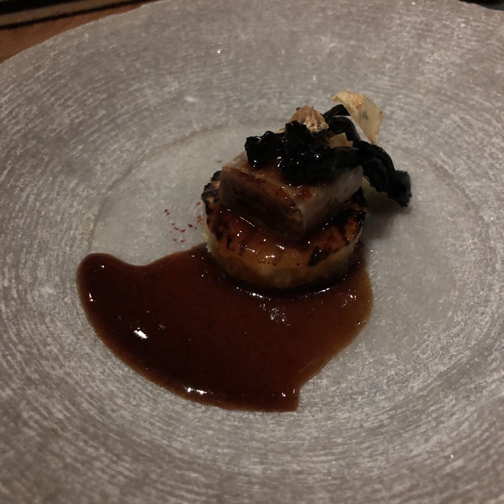 Lazy Bear - Celery root with oxtail and mushroom - New American Near Me - San Francisco, California