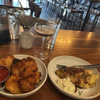 The Old Town Junction - Cabbage steak with a side of crispy potatoes - New American Near Me - Santa Clarita, California