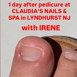 Claudia’s Nails & Spa - Pedicure done by Irene of Claudia's Nails & Spa in Lyndhurst NJ