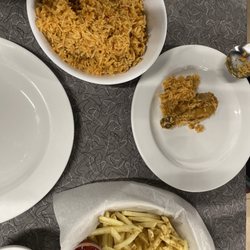 Lzaza Indo-Pak Cuisine - Biryani and French Fries (vegan)