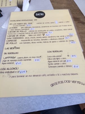 Menu photo 8 Datri Buenos Aires, C