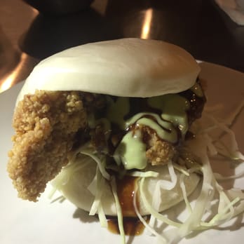 Bento Cafe - Fried pork bao - not a fan of the wasabi/mayo - Taiwanese Near Me - Norcross, Georgia