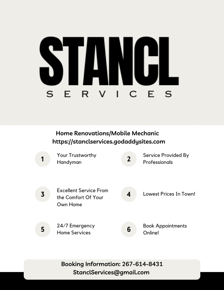 Slide of Stancl Services