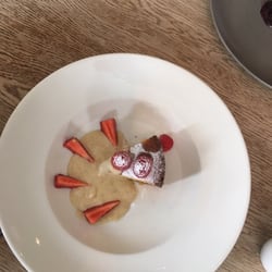 The Grand Junction Arms - Apricot, rosewater sponge dessert