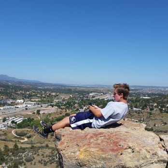 Pulpit Rock Park - Hunter hanging out - Hiking Near Me - Colorado Springs, Colorado Pulpit Rock Park - Hunter hanging out - Hiking Near Me - Colorado Springs, Colorado