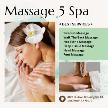 Massage 5 Spa - Massage Near Me - McKinney, Texas Massage 5 Spa - Massage Near Me - McKinney, Texas