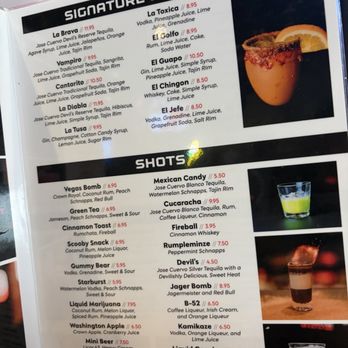 Brava Mexican Kitchen - Drink menu - Sports Bars Near Me - Lubbock, Texas