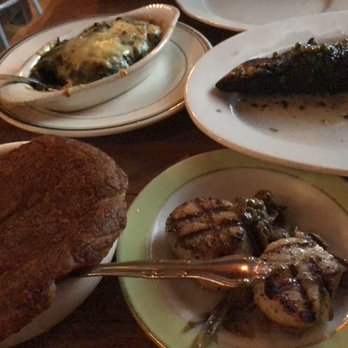St. Anselm - Pan fried potatoes, Scallops, Mackerel and Spinach - New American Near Me - Brooklyn, New York