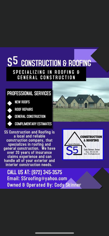Slide of S5 Construction And Consulting