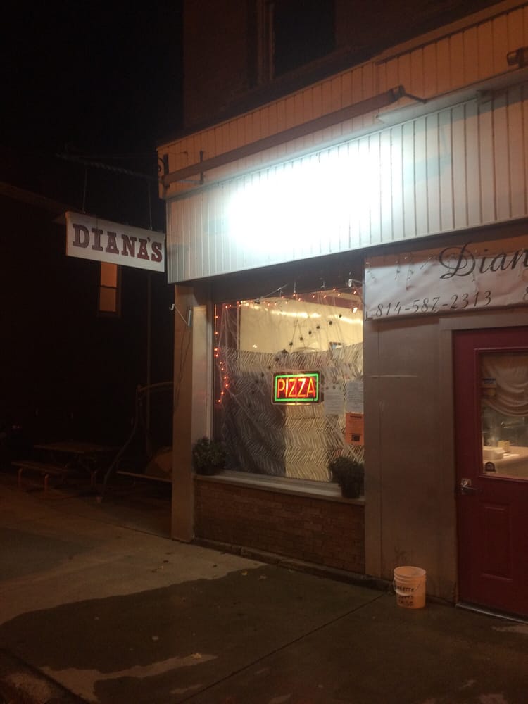 DIANA’S PIZZA Updated June 2024 1004 Main St, Conneautville