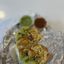 Alfalfa - Ancho Potato Breakfast Burrito (~$11) with avocado (+$2)