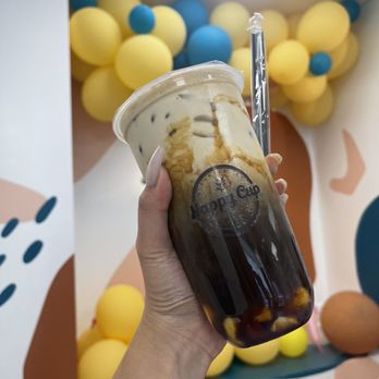 Happy Cup - Brown Sugar Heaven Milk Tea - Bubble Tea Near Me - Glendale, California Happy Cup - Brown Sugar Heaven Milk Tea - Bubble Tea Near Me - Glendale, California