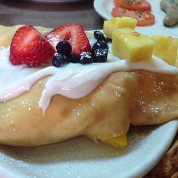 Rick's Cafe - Paradise Crepe. Hmmm excellent choice if you have a fruity craving. - American Near Me - Los Altos, California