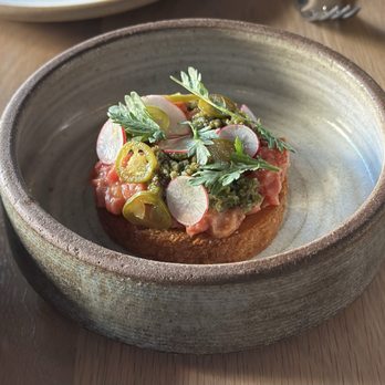 Octavia - Lamb Tartare - New American Near Me - San Francisco, California Octavia - Lamb Tartare - New American Near Me - San Francisco, California