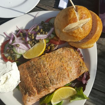 The Pub - The cold  (yet delicious) salmon plate. It's meant to be served cold - Irish Near Me - San Diego, California