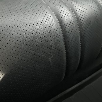 Joe's Auto Upholstery - (Before) small tear on rear seat - Auto Upholstery Near Me - Bell Gardens, California