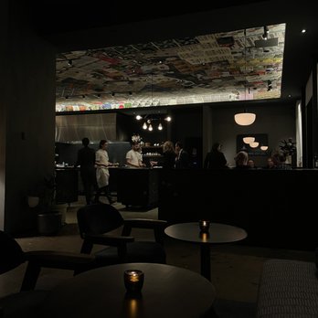 Oriole - Kitchen and dining area - New American Near Me - Chicago, Illinois Oriole - Kitchen and dining area - New American Near Me - Chicago, Illinois