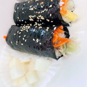 Volcano Kimchi - Gimbap $14. /tad expensive for this. My hubby didn't like the taste. The pickled radish was good. - Specialty Food Near Me - San Francisco, California Volcano Kimchi - Gimbap $14. /tad expensive for this. My hubby didn't like the taste. The pickled radish was good. - Specialty Food Near Me - San Francisco, California